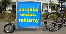 reklamowa przyczepka rowerowa