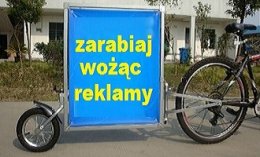 zarabiaj wożąc reklamy